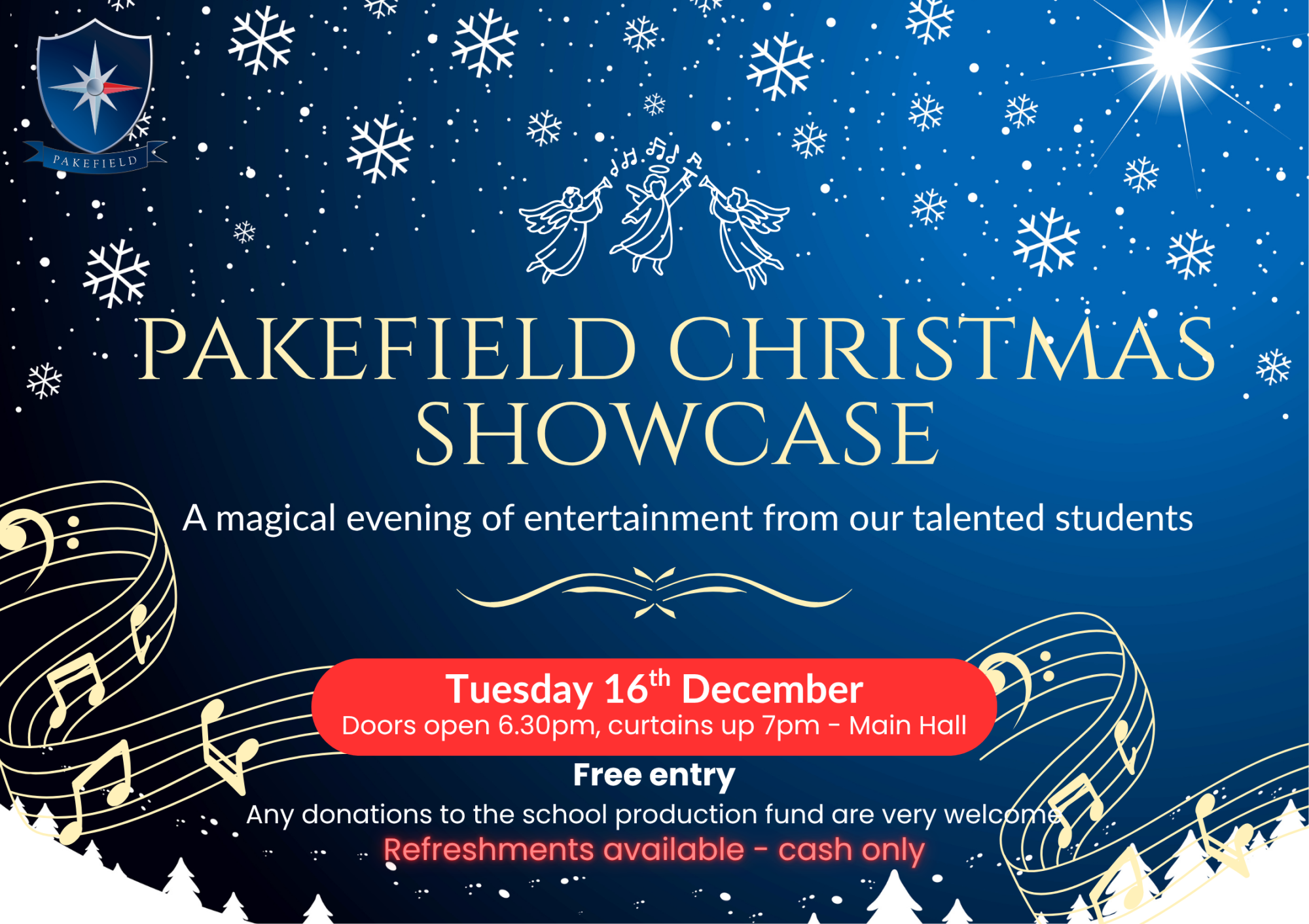 Christmas Showcase poster 2025